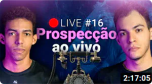 Live #16. Prospecção AO VIVO